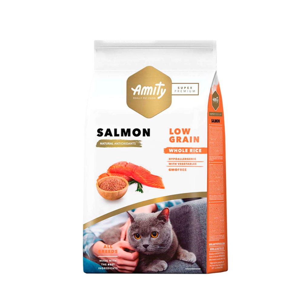 AMITY GATO ADULTO LOW GRAIN SALMON 2K