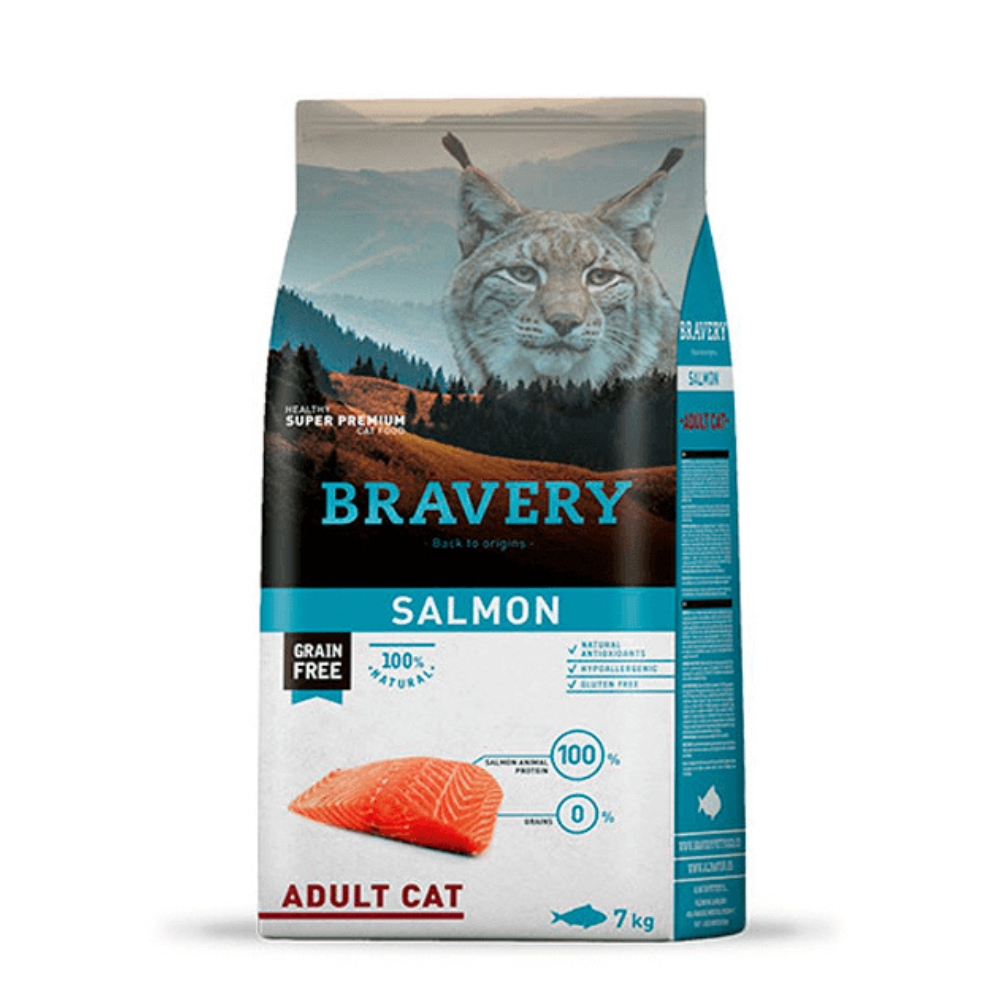 BRAVERY GATO ADULTO SALMON 2K