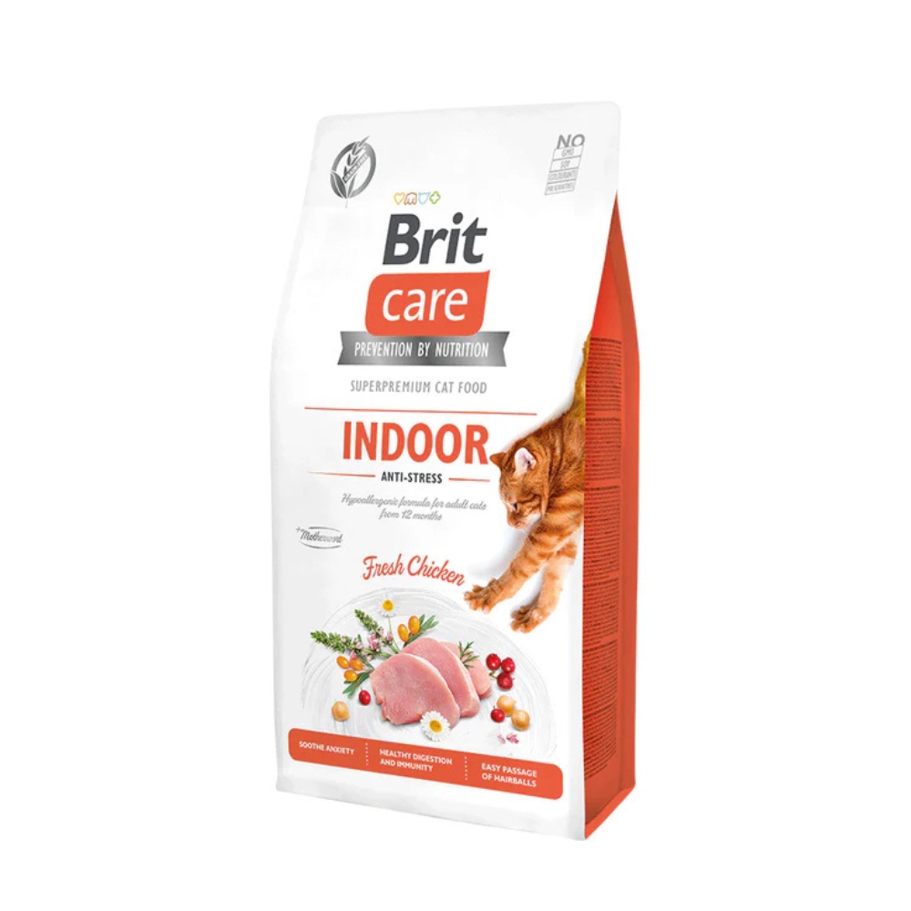 BRIT CARE CAT INDOOR FRESH CHICKEN ANTI-STRESS 7K